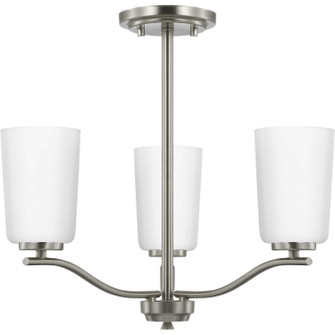 Adley Three Light Chandelier Conv in Brushed Nickel (54|P400349009)