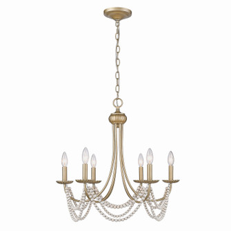 Serafina Six Light Chandelier in Golden Aura (62|76466GA)