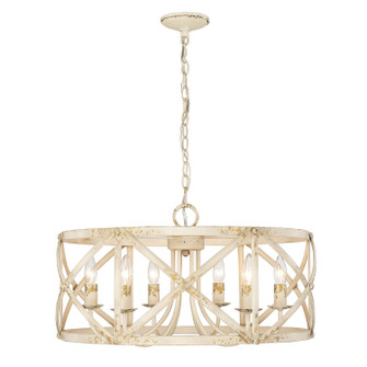 Alcott Six Light Chandelier in Antique Ivory (62|08906AI)