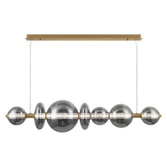 Atomo LED Linear Chandelier in Gold (40|46772048)