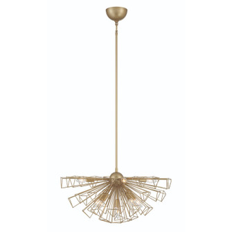 Dendelio Nine Light Chandelier in Matte Gold (40|46762023)
