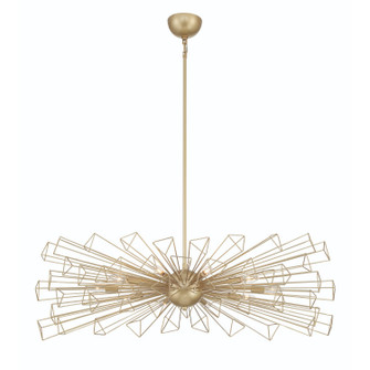 Dendelio Ten Light Chandelier in Matte Gold (40|46761026)