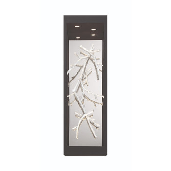 Aerie LED Outdoor Wall Sconce in Silver-Black (40|45699023)