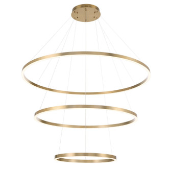 Spunto LED Chandelier in Brushed Gold (40|31474038)