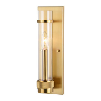 Bari One Light Wall Sconce in Satin Brass (63|W0425)