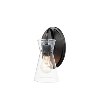 Ava One Light Wall Sconce in Black (16|12481CLBK)