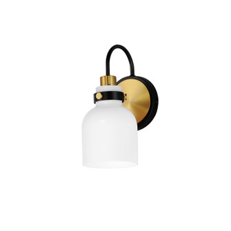 Milk One Light Wall Sconce in Satin Brass (16|12331WTBKSBR)