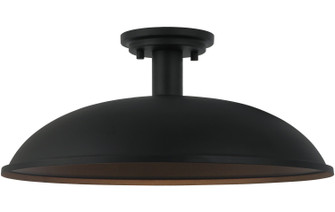 Farmley One Light Ceiling Mount in Matte Black (423|X81911MB)