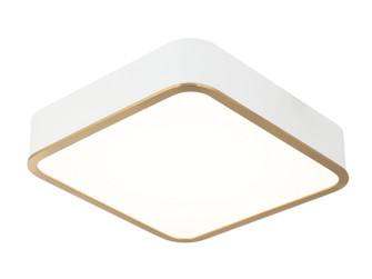 AINSLAY LED Ceiling Mount in White + Aged Gold Brass (423|M10542WHAG)