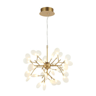 Hydragea Bloom LED Pendant in Gold (423|C69824GL)