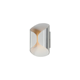 Folio LED Outdoor Wall Lamp in Satin Aluminum / White (86|E30151SAWT)