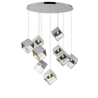 Ice Cube LED Pendant in Polished Chrome (86|E2468928PC)