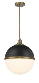 Vorey One Light Pendant in Coal And Oxidized Aged Brass (7|6606885)