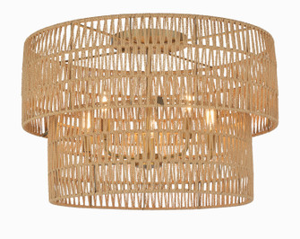 Bungalow Heaven Five Light Flush Mount in Soft Brass (7|5042695)