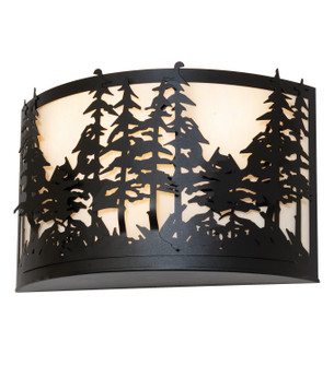 Tall Pines Four Light Wall Sconce in Black Metal (57|261119)