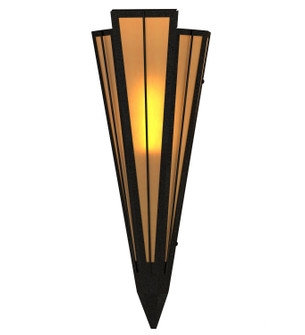 Brum One Light Wall Sconce in Textured Black (57|255641)