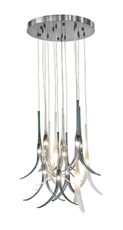 Featherly 13 Light Pan Pendant in Brushed Nickel (29|N9494)