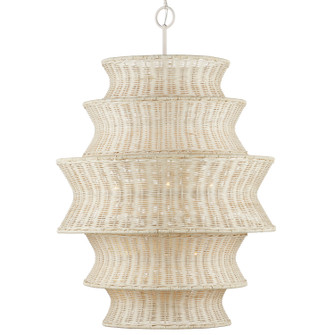 Phebe Nine Light Chandelier in Bleached Natural/Vanilla (142|90001083)
