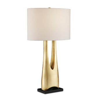 La Porta One Light Table Lamp in Contemporary Gold Leaf/Black (142|60000852)