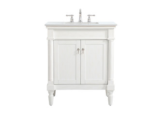 Lexington Single Bathroom Vanity in Antique white (173|VF13030AWVW)