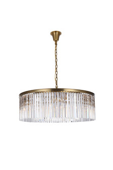 Sydney Ten Light Chandelier in satin gold (173|1208G43SGRC)