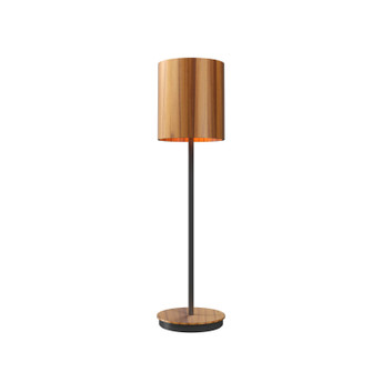 Cylindrical One Light Table Lamp in Teak (486|708912)
