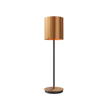 Cylindrical One Light Table Lamp in Teak (486|707912)