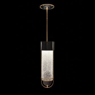 Bond LED Pendant in Black & Gold/Diamond Blanket (48|92634021ST)