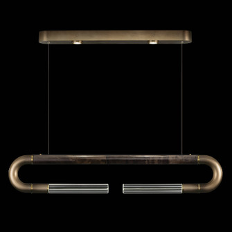 Antonia LED Linear Pendant in Ombre Bronze/Brass/Charcoal (48|924140611ST)