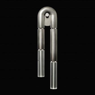 Antonia LED Wall Sconce in Ombre Silver/Nickel/No Parchment (48|922750720ST)