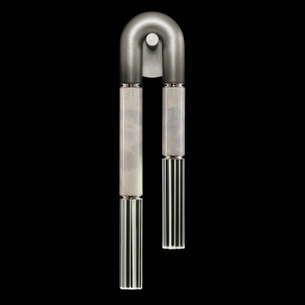 Antonia LED Wall Sconce in Ombre Silver/Nickel/Smoke (48|922550722ST)