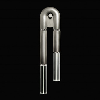 Antonia LED Wall Sconce in Ombre Silver/Nickel/No Parchment (48|922550720ST)