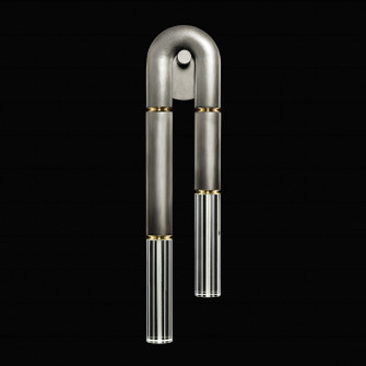 Antonia LED Wall Sconce in Ombre Silver/Brass/No Parchment (48|922550710ST)