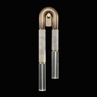 Antonia LED Wall Sconce in Ombre Bronze/Brass/Smoke (48|922550612ST)