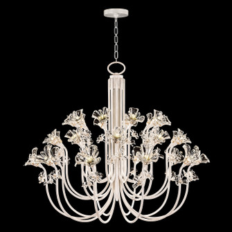 Azu LED Chandelier in White Gesso (48|9186403ST)