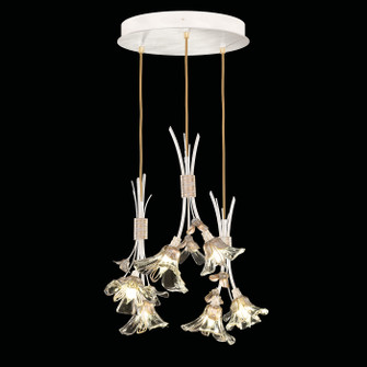 Azu LED Pendant in White Gesso (48|9165403ST)