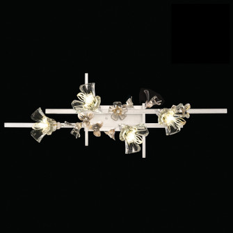 Azu Four Light Bath Bar in White Gesso (48|9163503ST)
