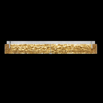 Terra LED Bath Bar in Silver/Gold Leaf Glass (48|91395022ST)