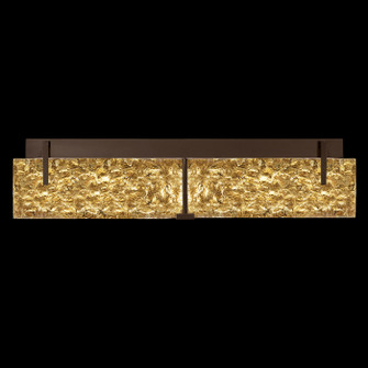 Terra LED Bath Bar in Bronze/Gold Leaf Glass (48|91345042ST)