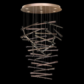 Elevate LED Pendant in Gold/Meteorite Spires (48|895840251ST)