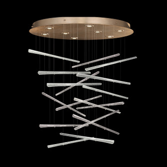 Elevate LED Pendant in Gold/Crystal Stardust Spires (48|895840232ST)