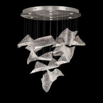 Elevate LED Pendant in Silver/Frozen Pages (48|895840162ST)