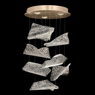 Elevate LED Pendant in Gold/Frozen Pages (48|895640261ST)