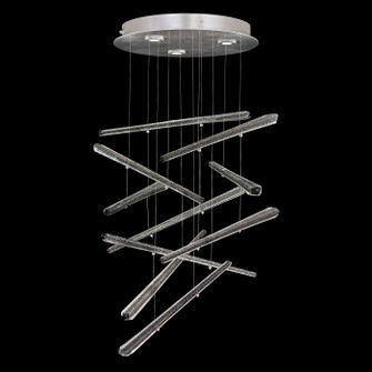 Elevate LED Pendant in Silver/Ebony Stardust Spires (48|895640141ST)