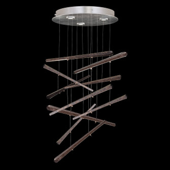 Elevate LED Pendant in Silver/Meteorite Spires (48|895640151ST)