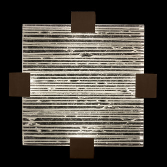 Terra LED Flush Mount in Bronze/Rake Clear (48|89544045ST)