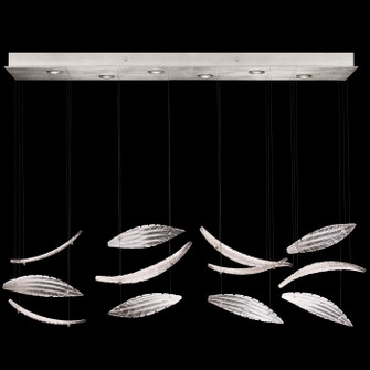 Elevate LED Pendant in Silver/White ''Plumes'' (48|895140121ST)