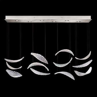 Elevate LED Pendant in Silver/Dichroic ''Plumes'' (48|895140111ST)