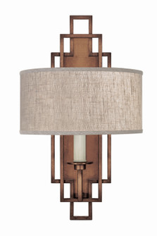 Cienfuegos One Light Wall Sconce in Bronze w/Greige Fabric Shades (48|88935011ST)