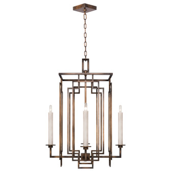 Cienfuegos Four Light Chandelier in Bronze w/No Shades (48|8890401ST)